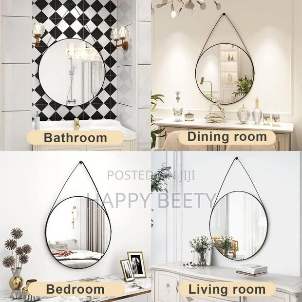 Round Decorative Wall Mirror - thumbnail 2