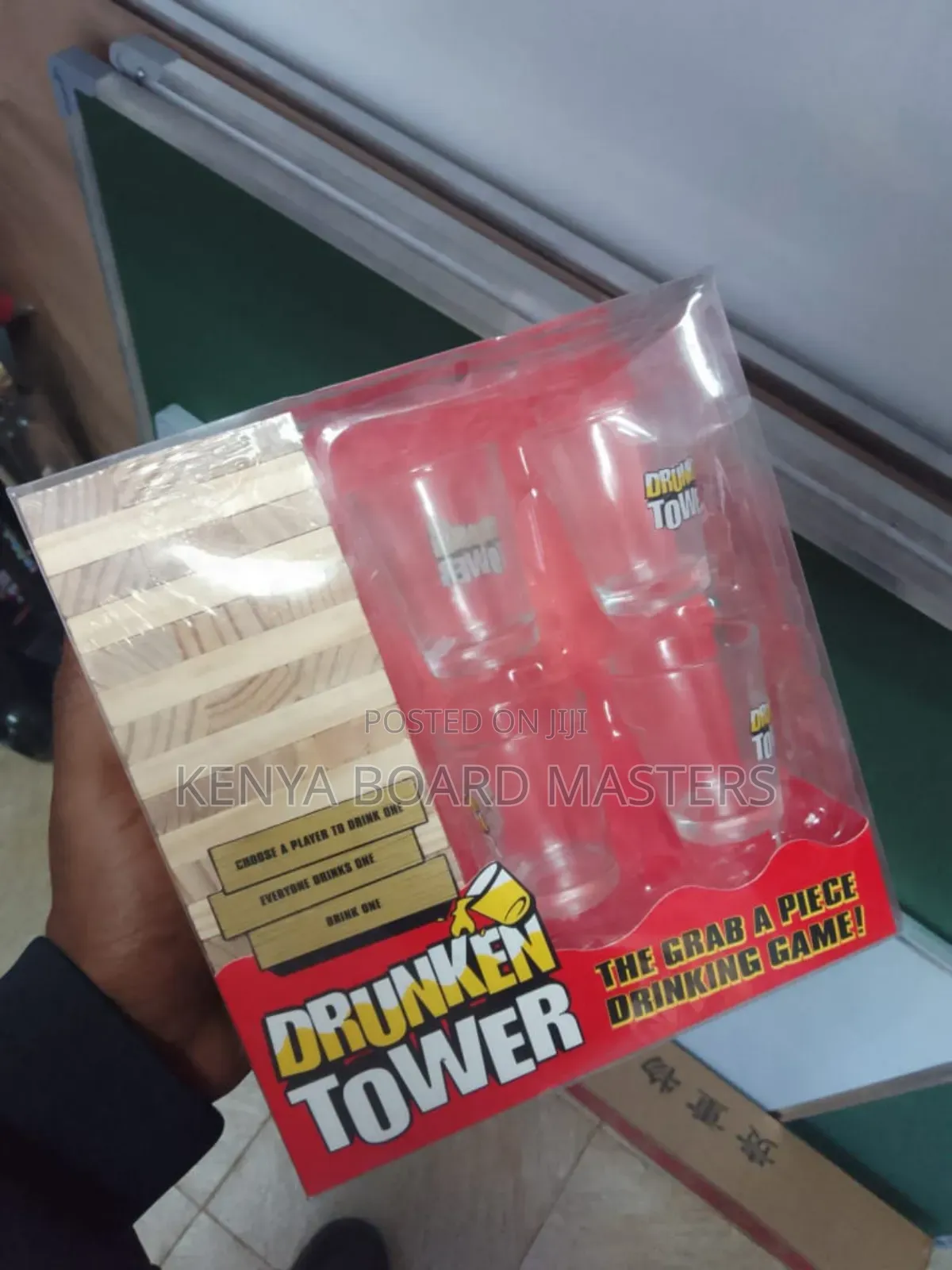 Drinking Game. Drunken Tower for All*+4 Glasses