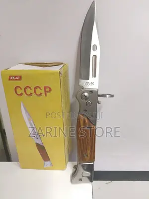 Foldable AK 47 Knife High-Quality Steel Carbon Steel