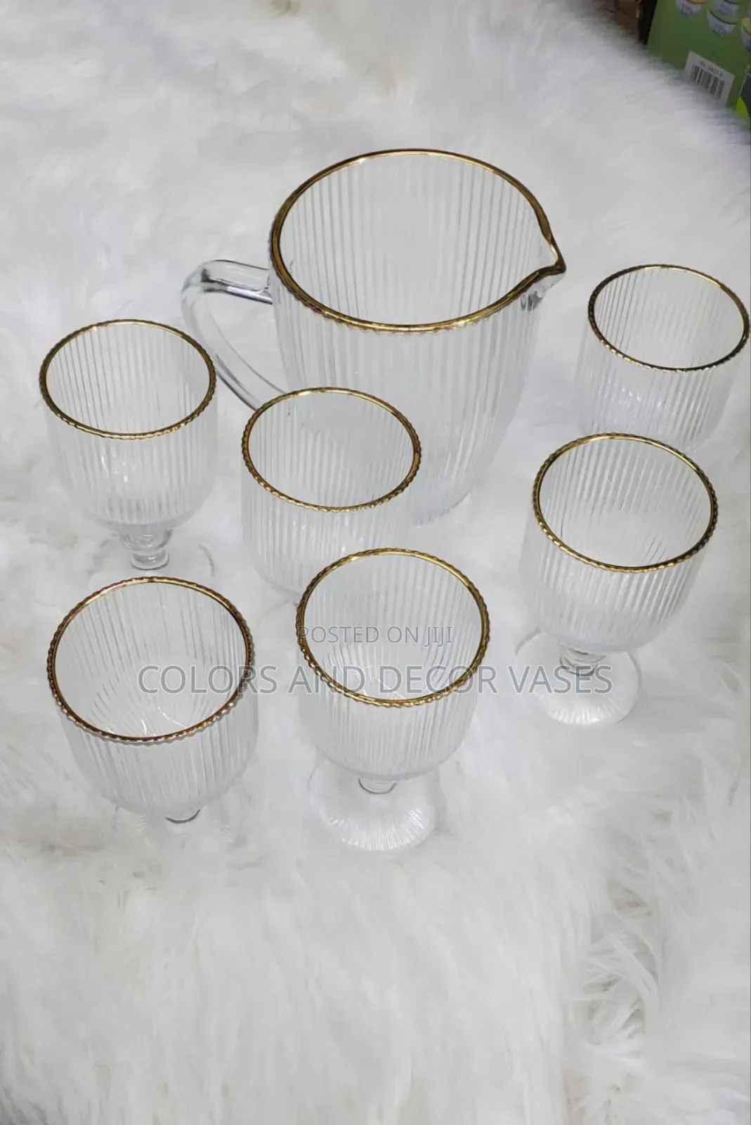 Heavy Tempered Water/Juice Glass Set Available