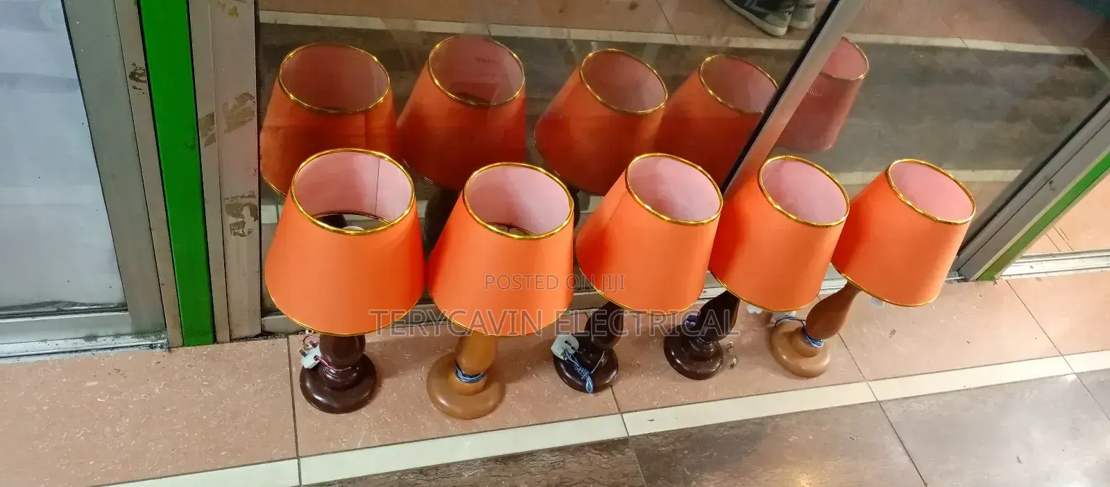 Light's Table Lamps With Translucent Washable Shades