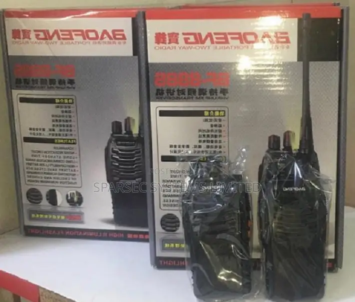 Baofeng Bf-888s Walkie-Talkie (2 Pieces)