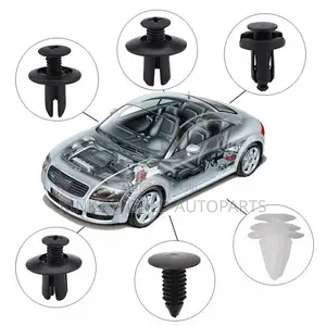 100PCS Car Body Plastic Auto Fasteners Push Trim Clips