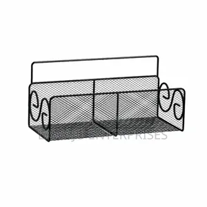 Self Adhesive Double Mesh Bathroom Shelf