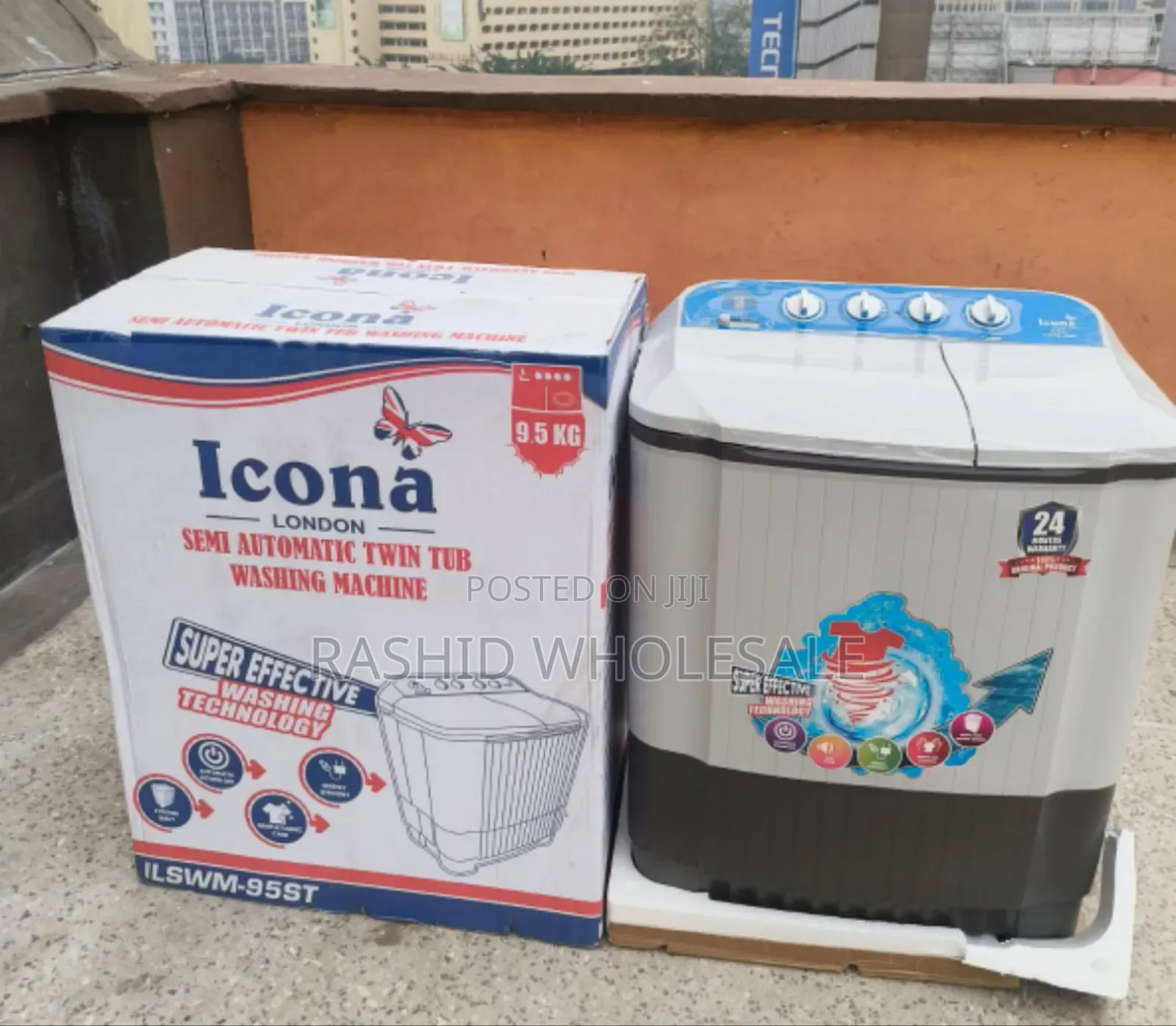 Icona 9.5kgs Washing Machine.