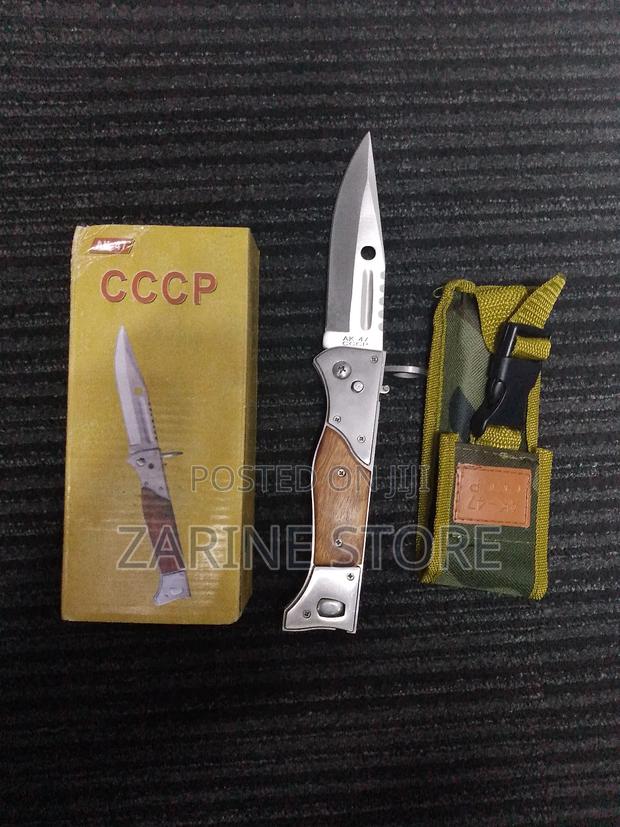 CCCP Portable Foldable Knife for Outdoor Activities - main view
