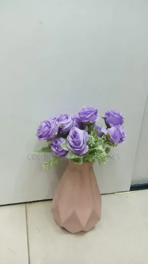 Purple Flowers and Vase KSH 1000