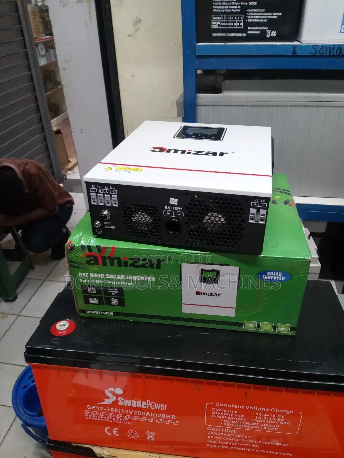 1KVA 1500watts Amizar Hybrid Inverter With Inbuilt MPPT