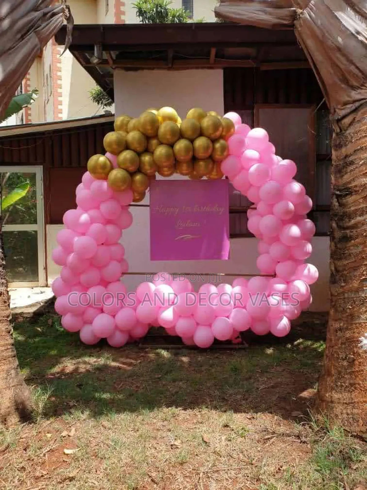 Outdoor Balloons Decor