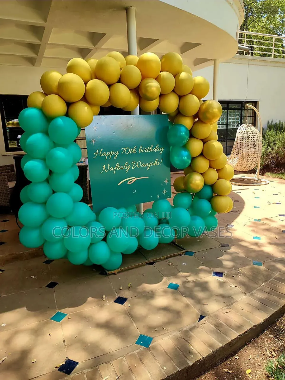 Color Theme Balloons Decor