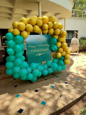 Color Theme Balloons Decor