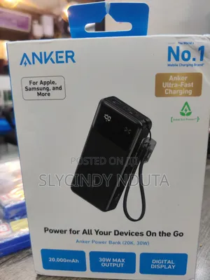 Anker Power Bank 20000mah 30W