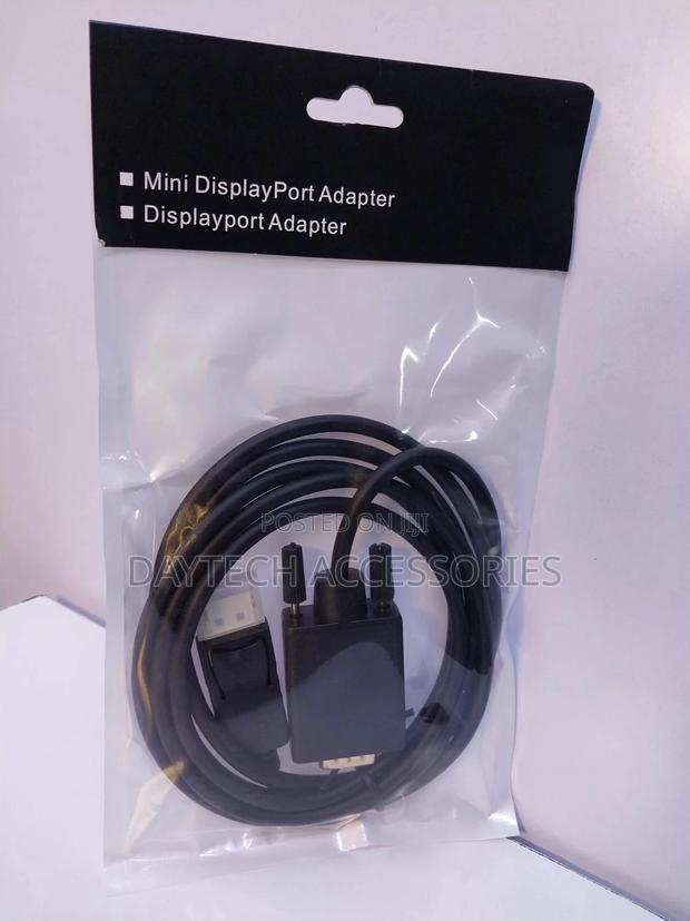 Displayport to Vga Cable for Convert Dp Male to Vga Male 1.5