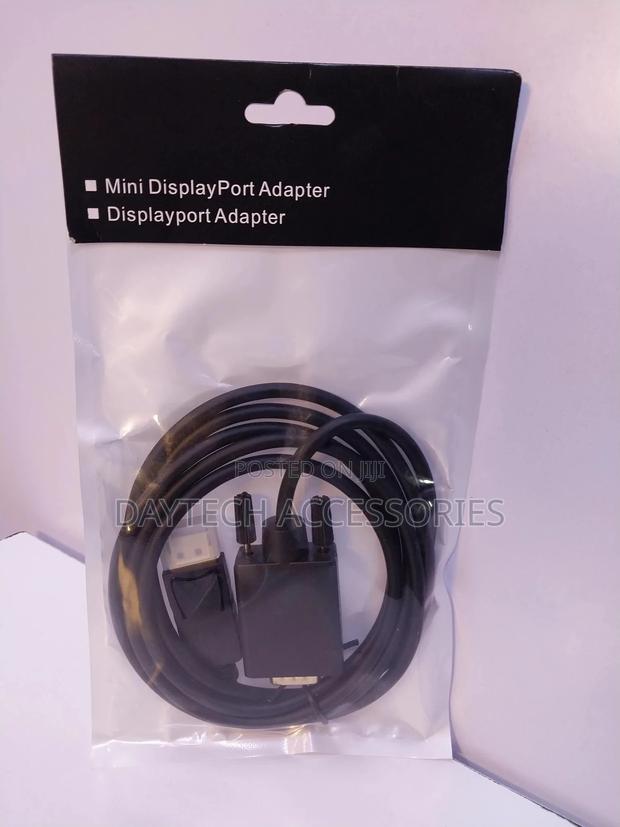 Displayport to Vga Cable for Convert Dp Male to Vga Male 1.5 - thumbnail 2