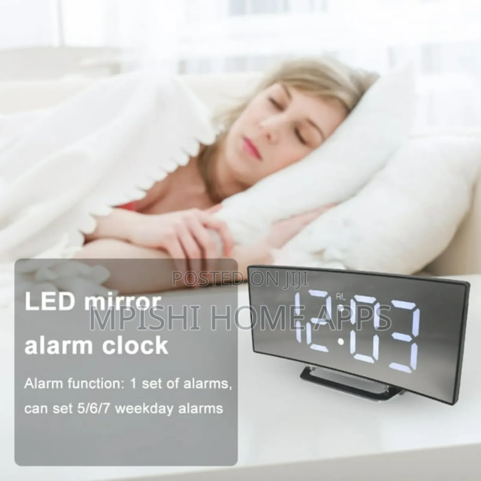Curved Digital Clock