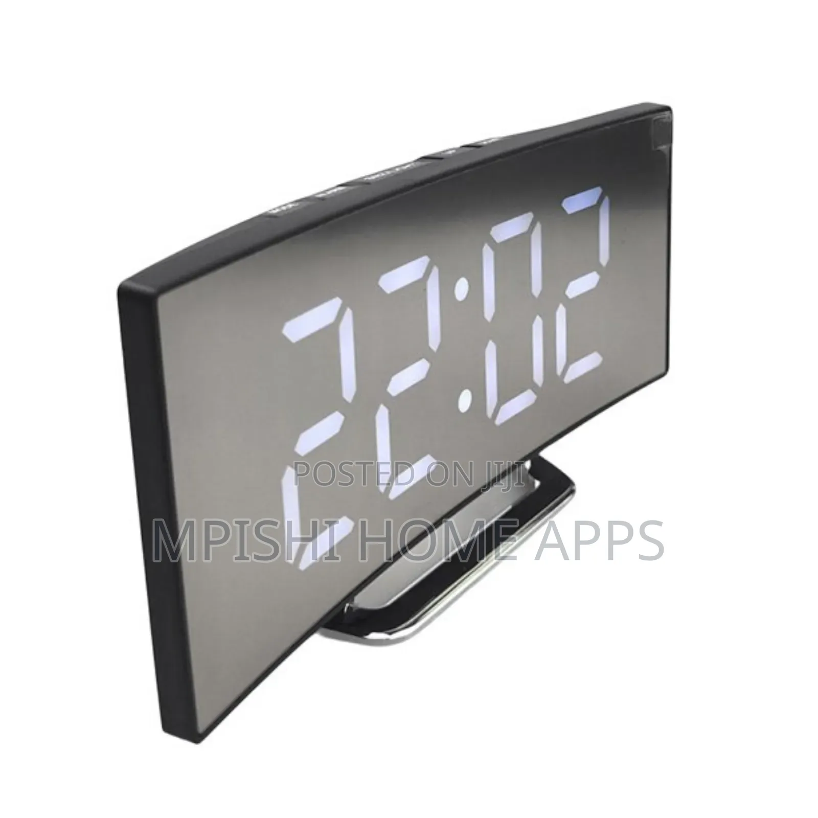 Curved Digital Clock