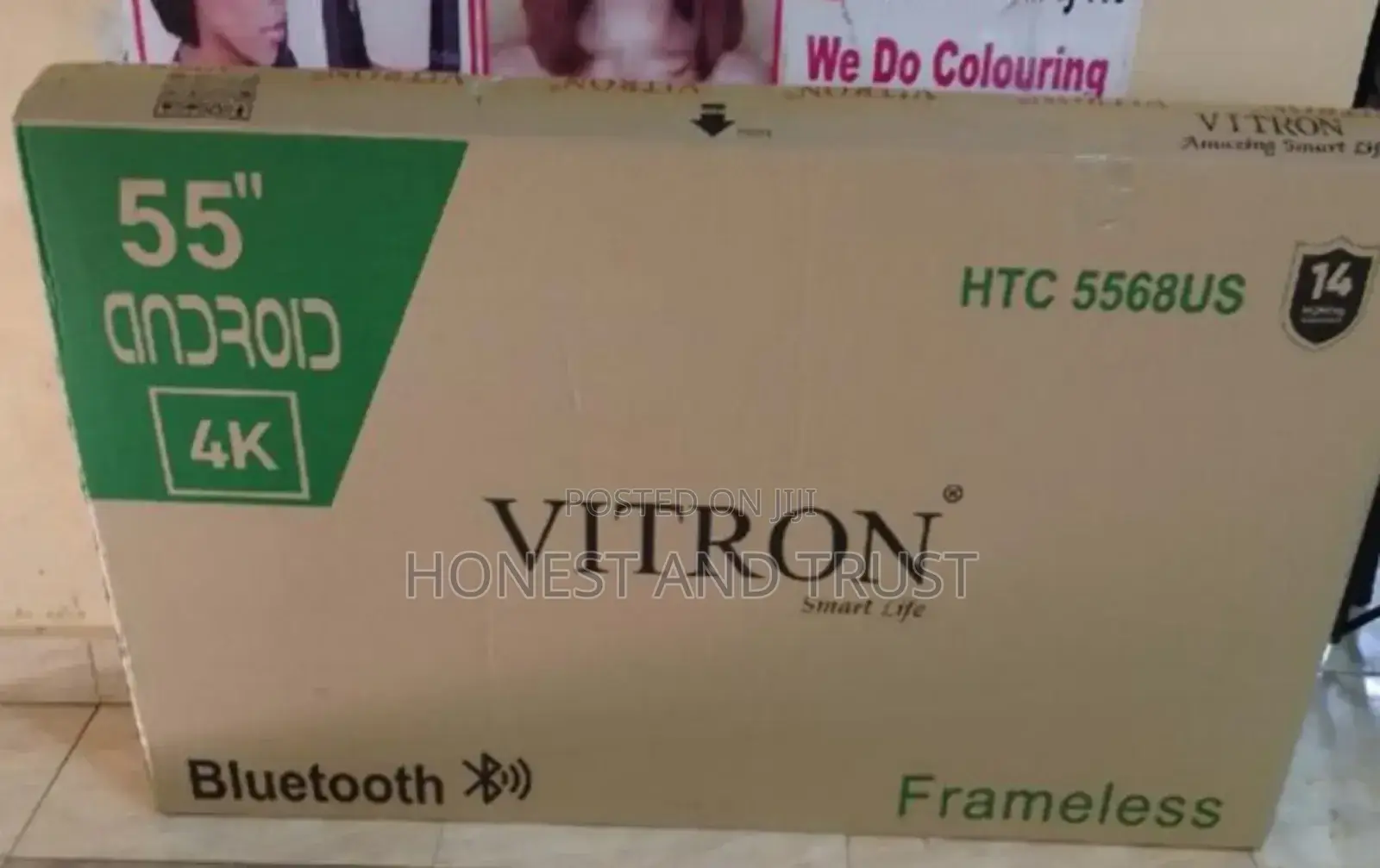 Vitron 55 Inches Smart Tv Frameless
