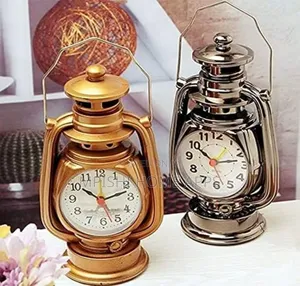 Vintage Retro Oil Lamp Alarm Clock