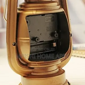 Vintage Retro Oil Lamp Alarm Clock