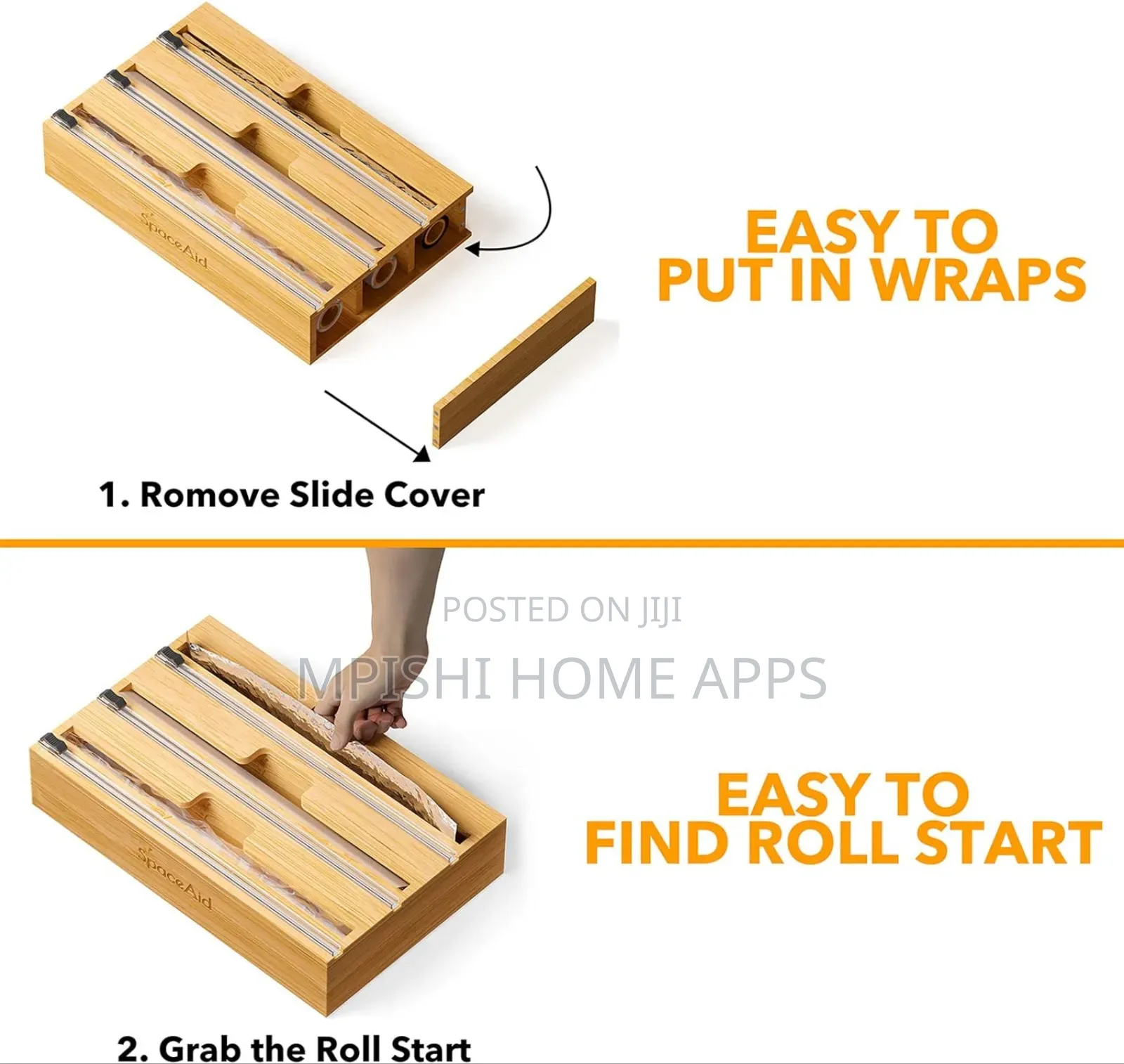 3 in 1 Wrap Organizer With Cutter and Labels