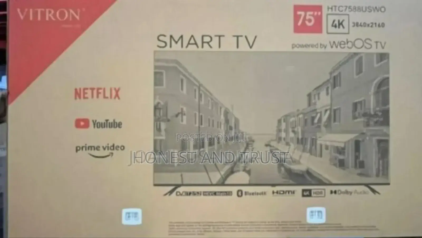 75 Inches Vitron Smart Tv