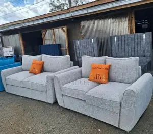Modern Sofas 5 Seater With Fiber and Spring Cushions