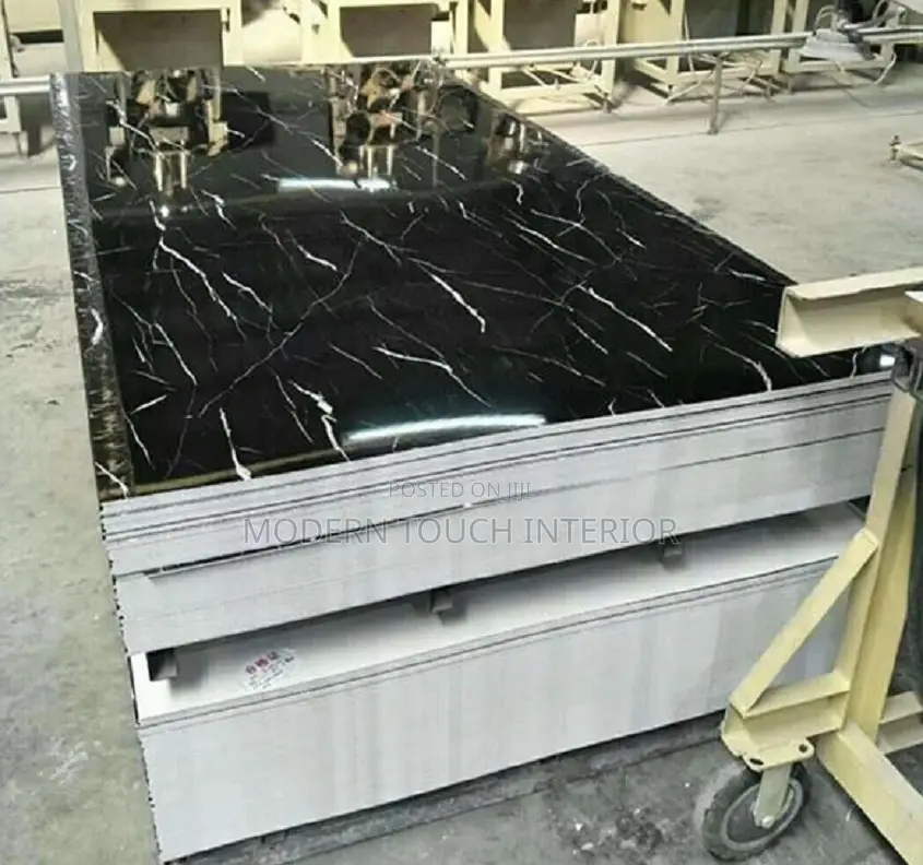 Black Glossy Marble Sheets