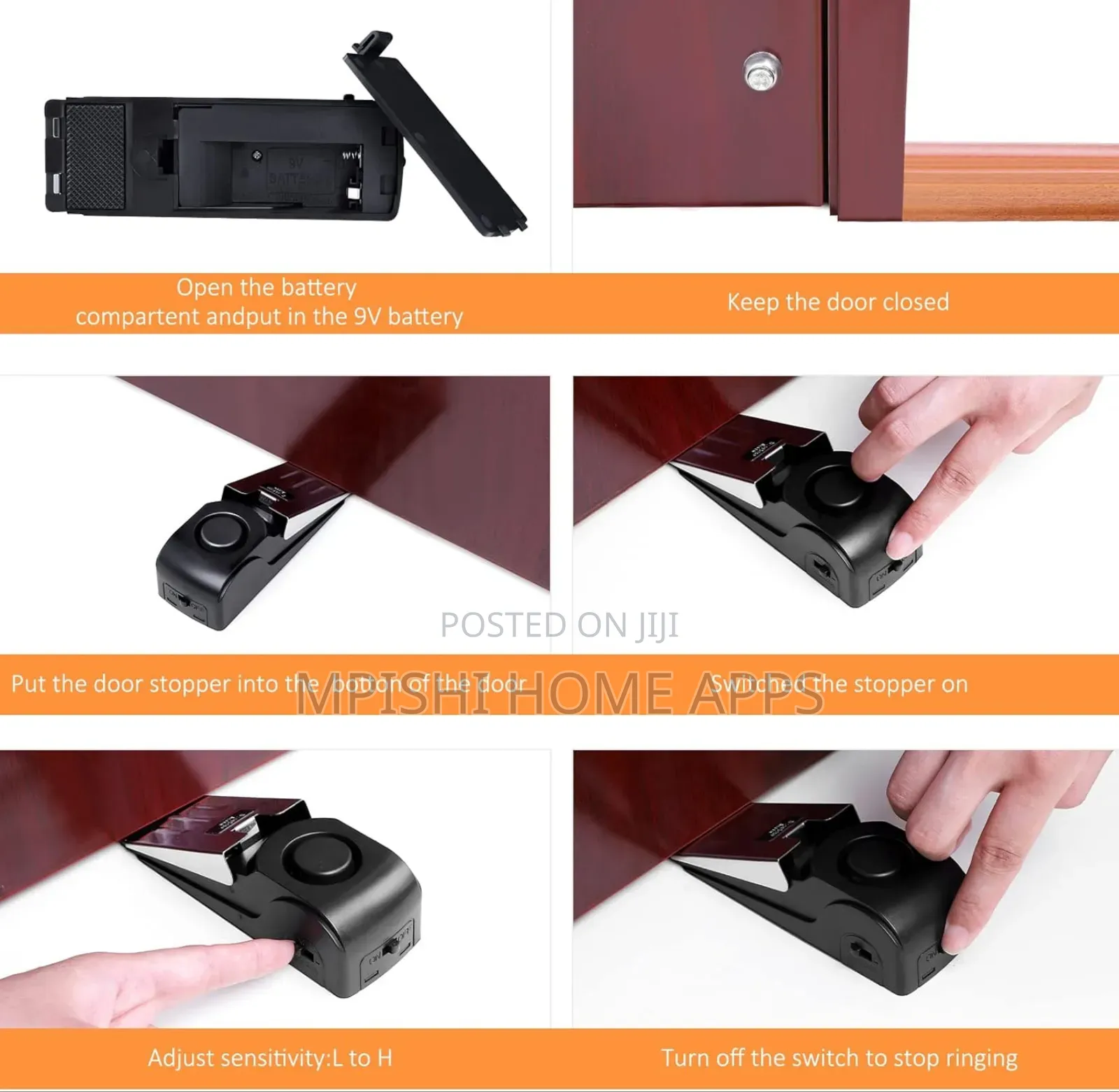 Door Stopper With Alarm