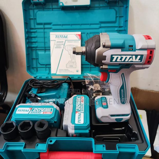 Cordless Impact Wrench Total 500nm 20V 4.0ah Batteries 2pcs - main view