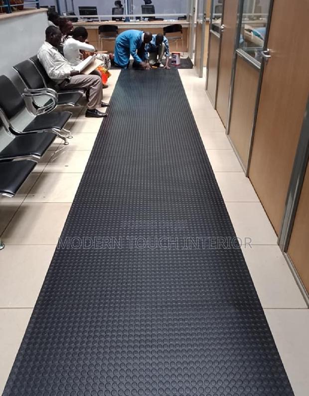 Anti-Slip Black Coin Carpet