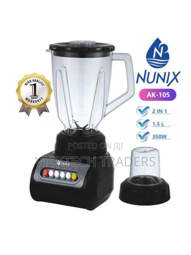 Blender Nunix AK-105 - 2 In 1 With Grinding Machine