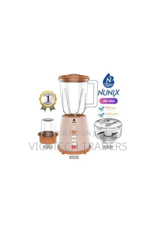 Blender, Nunix AK-444 - 3 In 1 With Grinder And Chopper