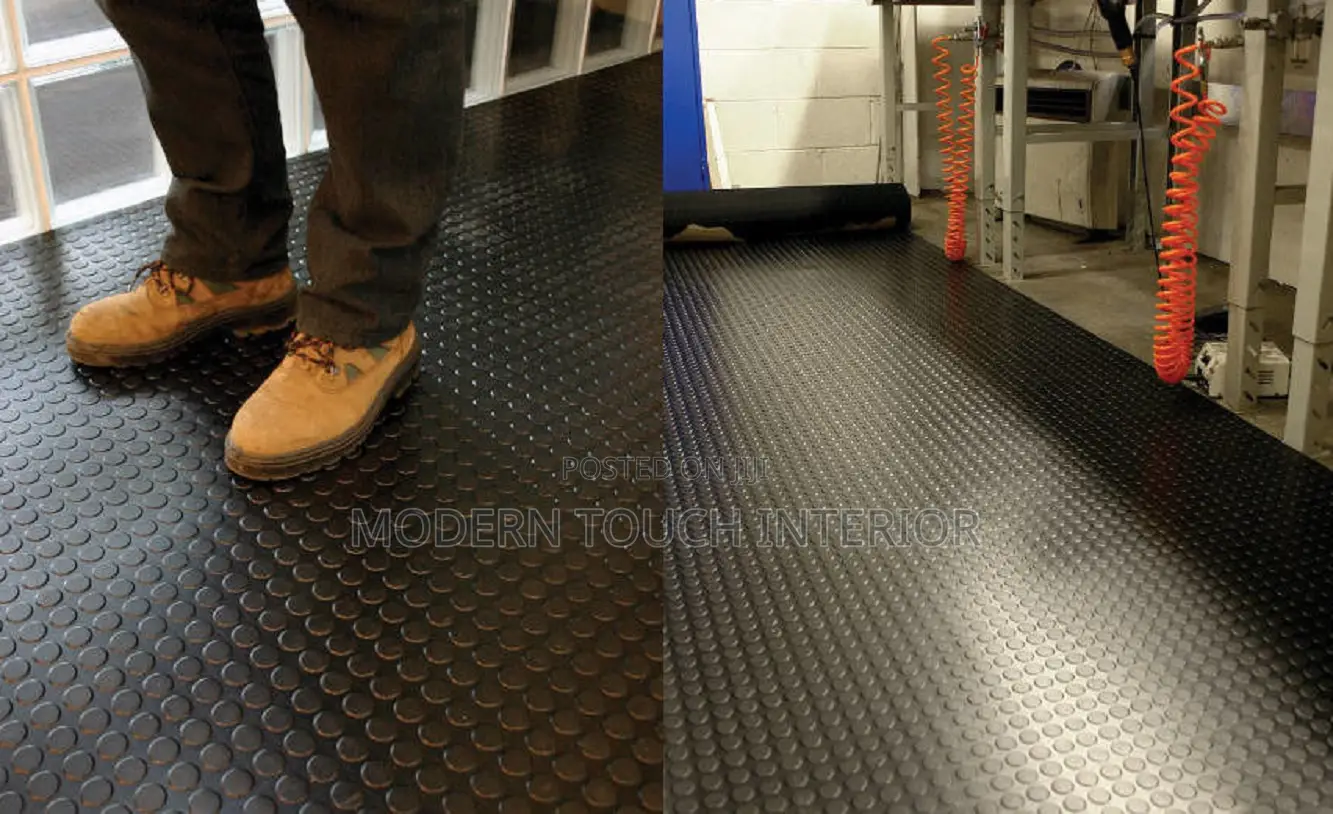 Anti-Slip Coin Rubber Back Carpet