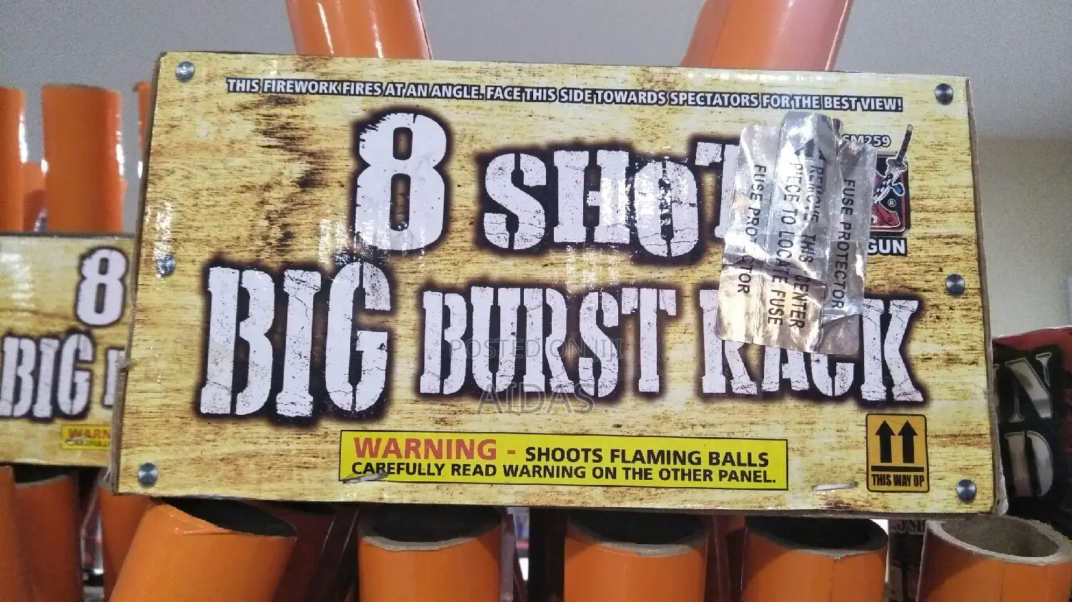 8 Shots Outdoor Fireworks