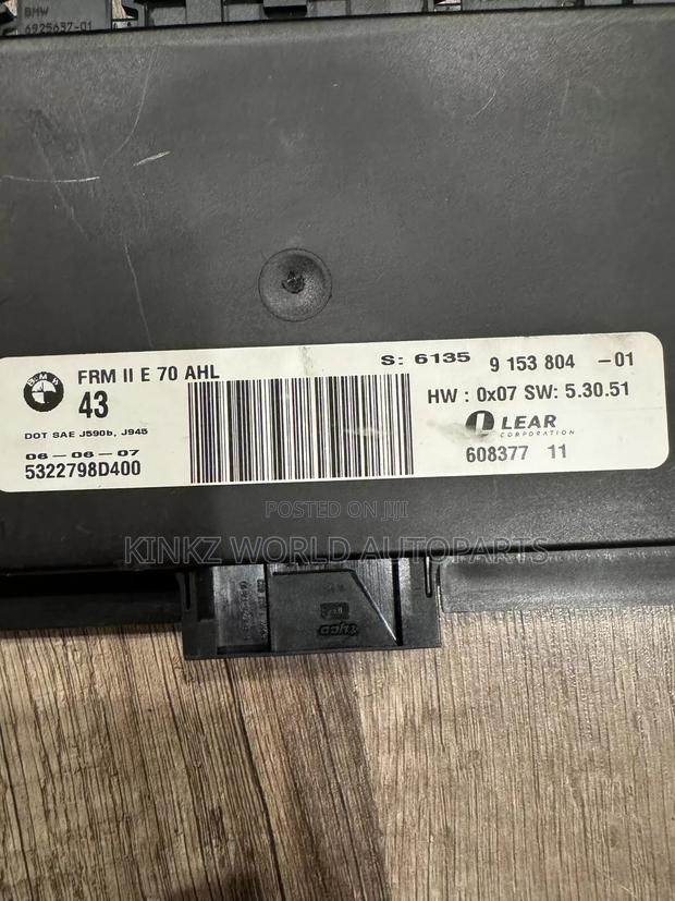 BMW X5 E70 Frm2 Ahl Adaptive Light Footwell Control Module - thumbnail 2