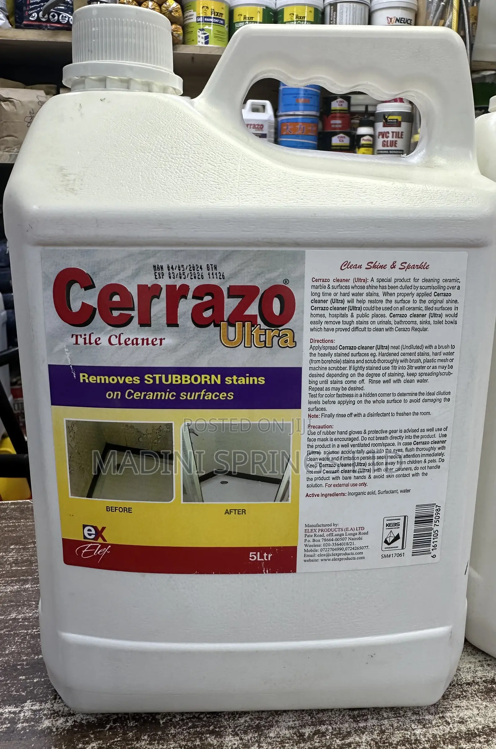 Cerrazo Tile Cleaner for Cleaning Terazzo and Ceramic