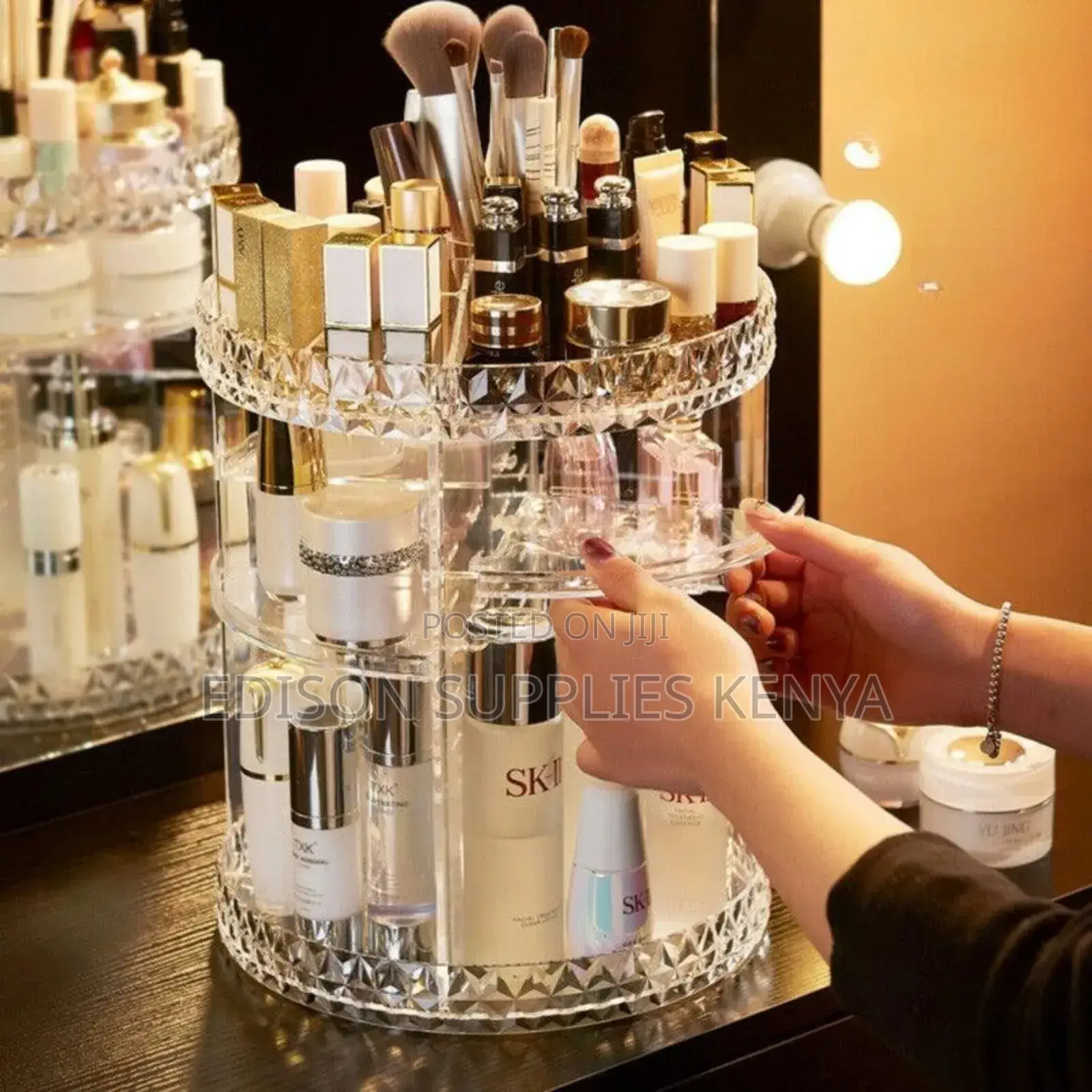 Cosmetic Rotating Makeup Organizer 360° Storage Organizer