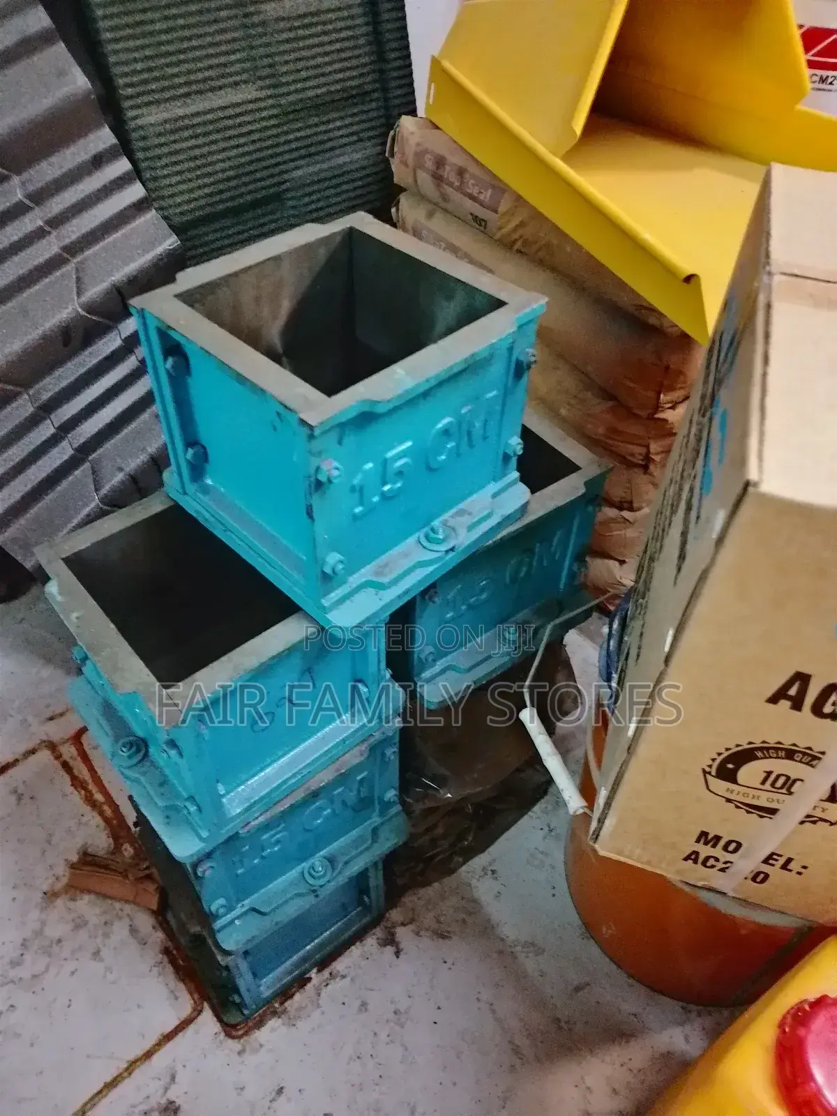 Concrete Cube Moulds.