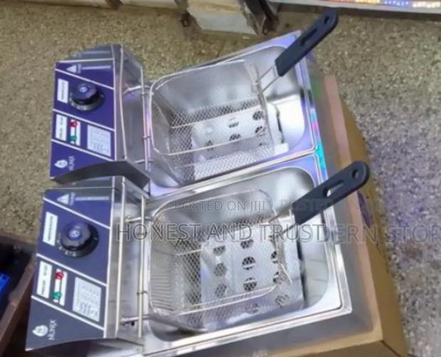 Brand New Bouble Deep Fryer - main view