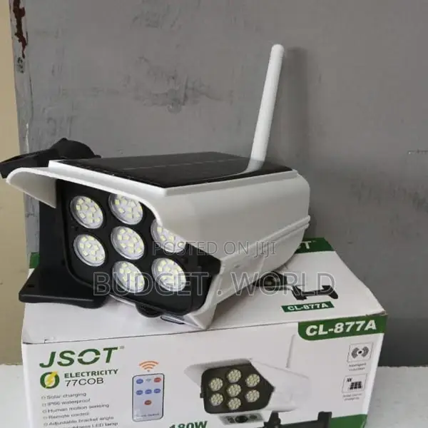 Solar Outdoors IP65 Street Fake Surveillance Cameras Lights