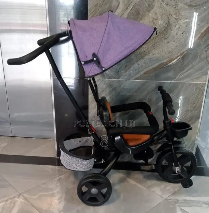 Toddler Tricycle With Canopy and Push Handle – Fun, Safe, An