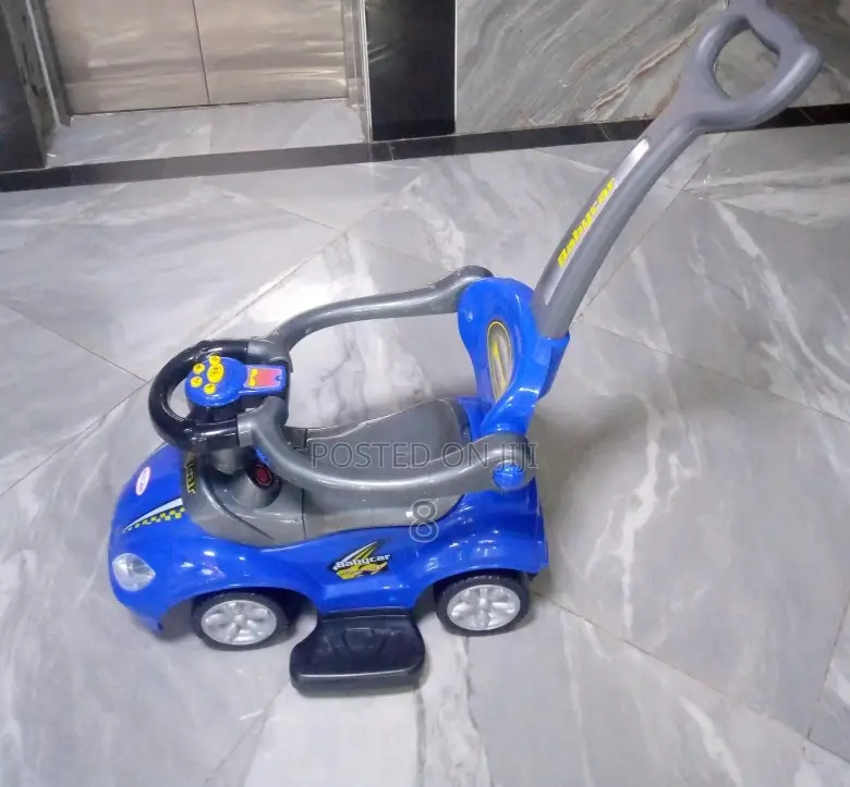 Push Car With Steering Wheel Storage
