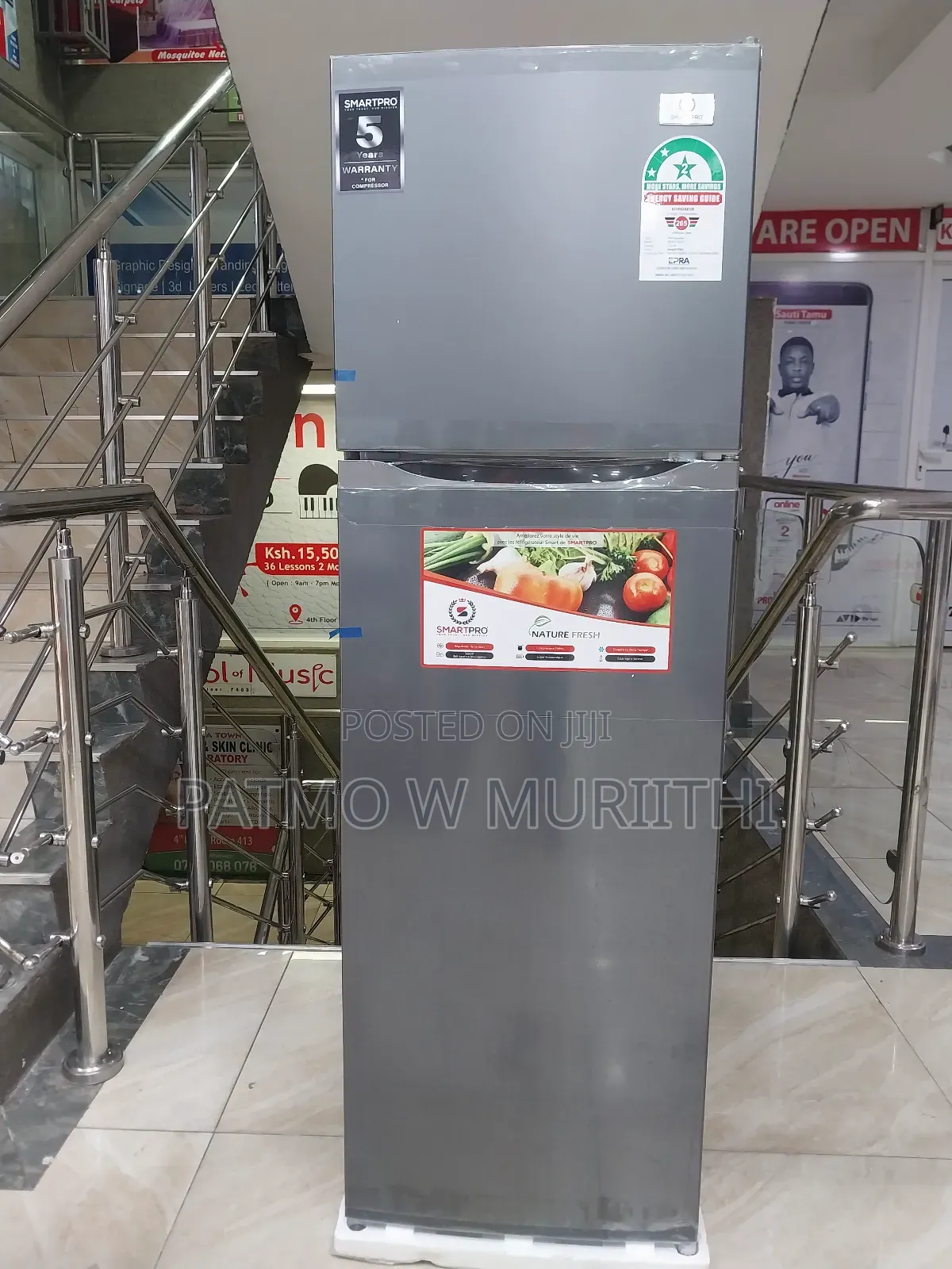 Fridge, Smartpro 168L Refrigerator Double Door, Defrost