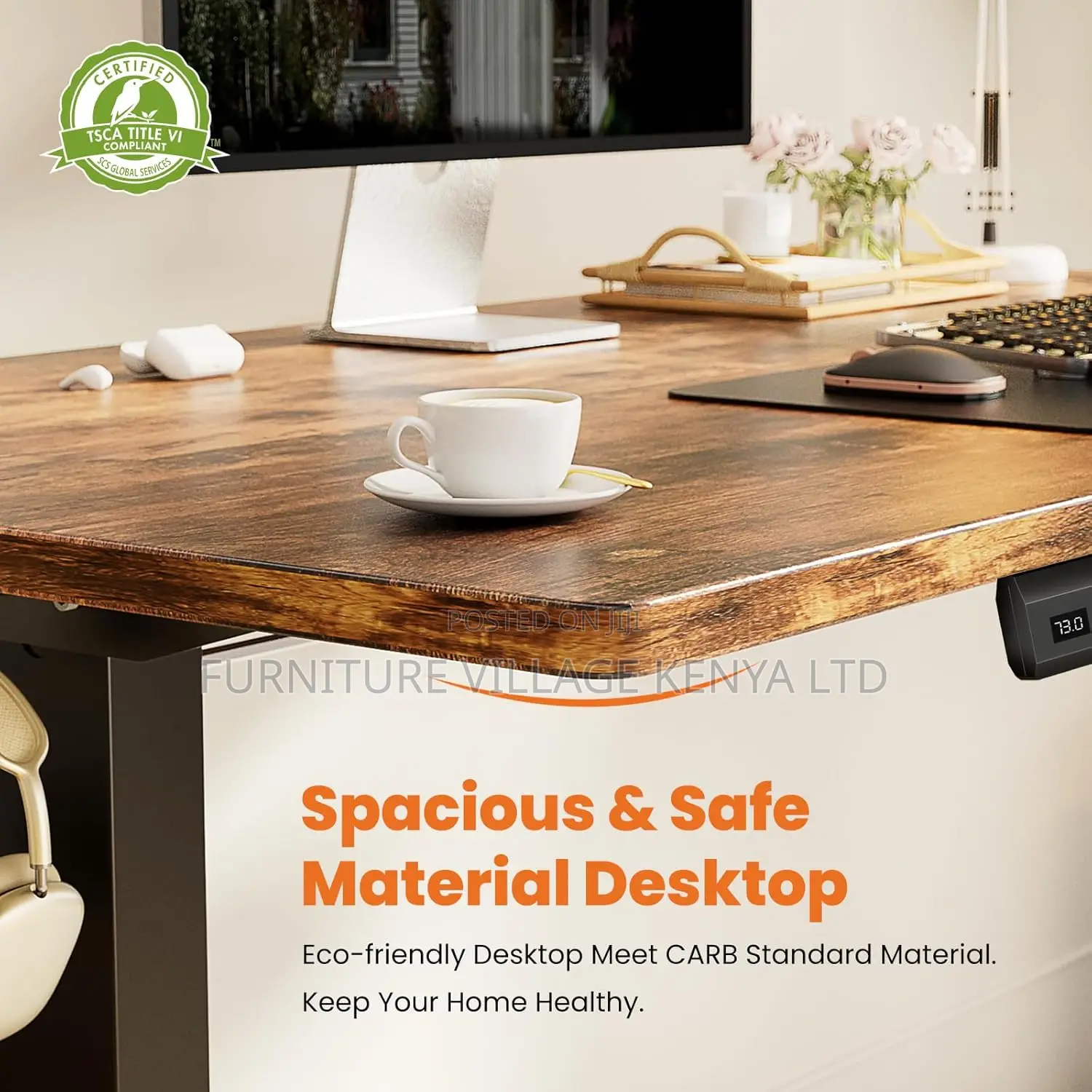 Electric Sit Stand Up Desk for Home Office 140CM