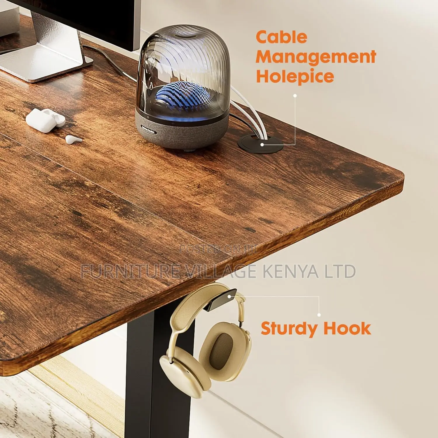 Electric Sit Stand Up Desk for Home Office 140CM