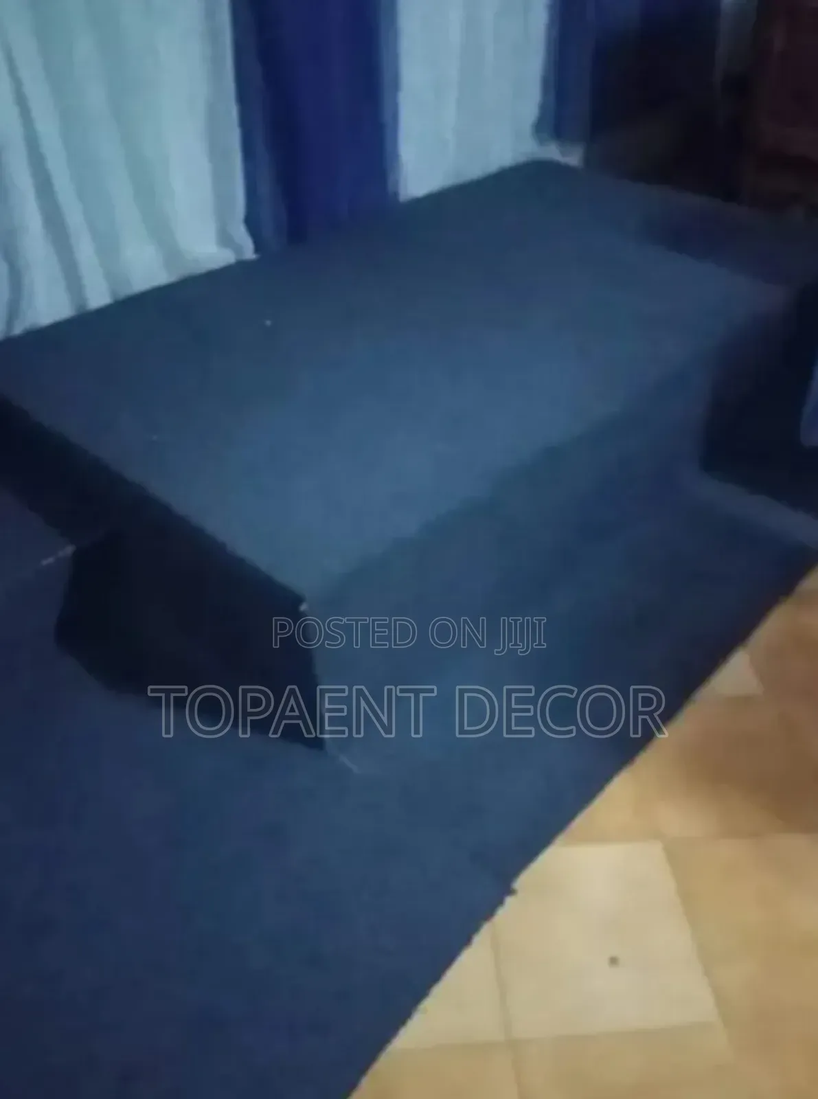 Blue 4mm Delta Wall to Wall Church Carpets