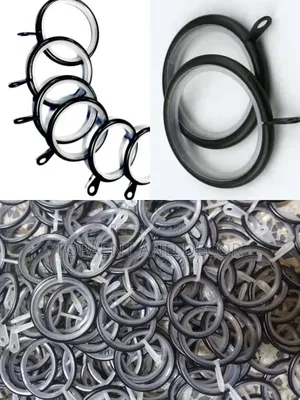 Non Scratching Round Metallic Drippery Rings
