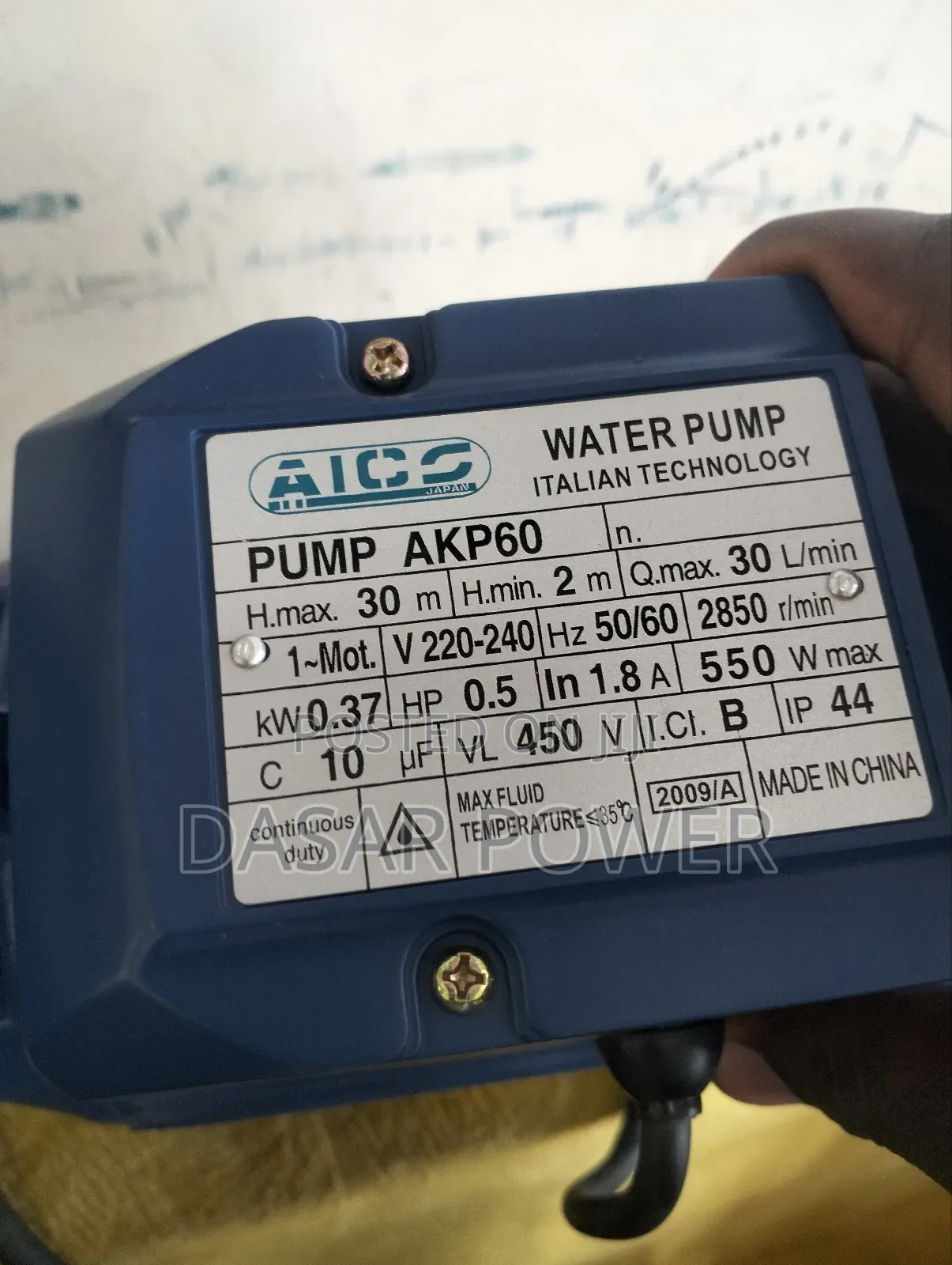 Akp60 Booster Water Pump.