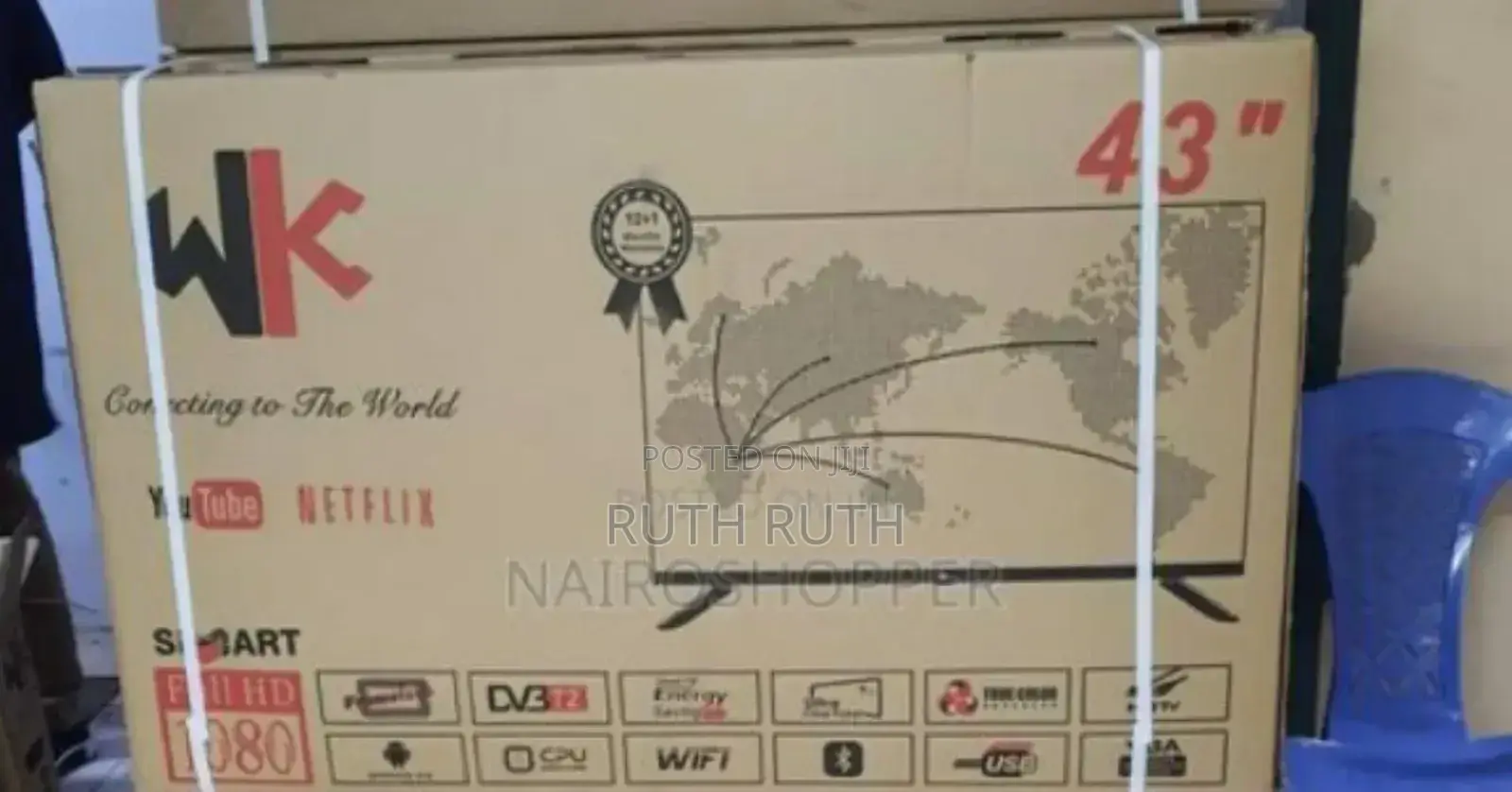 Brand New Wk Smart TV Frameless With Bluetooth