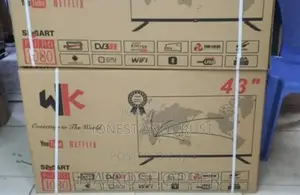 Brand New Wk Smart TV Frameless With Bluetooth